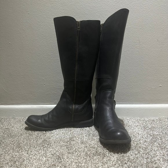 Timberland Women's Genuine leather boots timberland riding boots women Size 7 - Picture 5 of 9